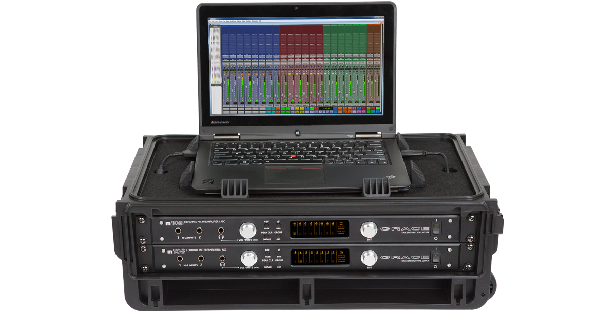 Injection Molded 2U Studio Flyer Rack Case - Image 2