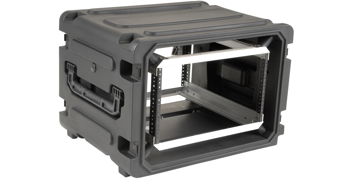 6U 20-inch Deep rSeries Rolling Shock Rack - Image 1